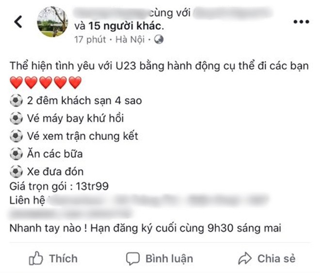 Sức nóng trước trận chung kết của U23 Việt Nam: Gian nan săn vé máy bay, cháy tour du lịch tới Thường Châu, Trung Quốc - Ảnh 5.