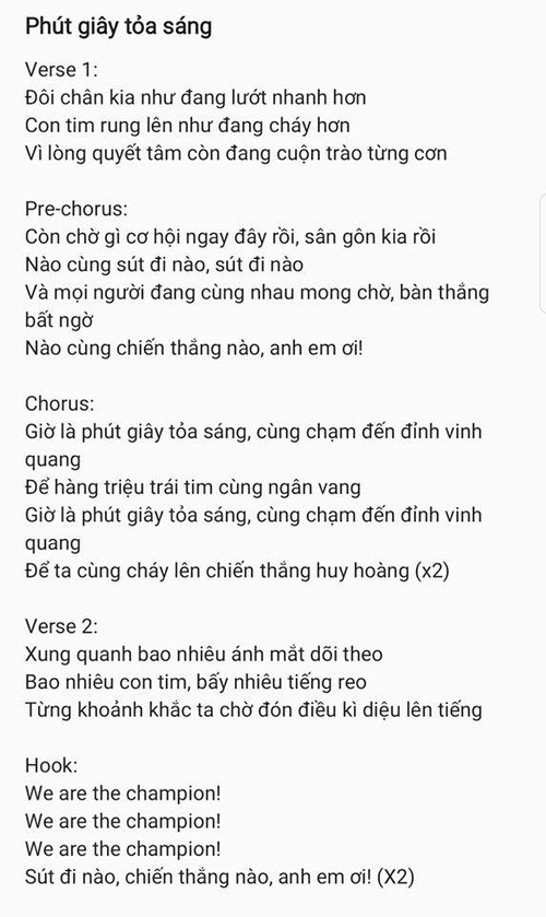 Hai ca khúc đầu tiên viết riêng cổ vũ đội tuyển U23 Việt Nam trước thềm Chung kết đã ra mắt! - Ảnh 4.