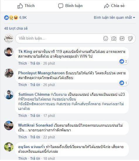 Netizen Thái Lan: Không cần tiếc nuối, U23 Việt Nam đã làm quá tuyệt vời rồi - Ảnh 2.