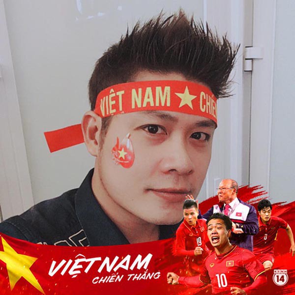 Sao Việt người bỏ show, người hào hứng sang Trung Quốc ủng hộ U23 Việt Nam - Ảnh 8. Sao Việt người bỏ show, người hào hứng sang Trung Quốc cổ vũ U23 Việt Nam 5