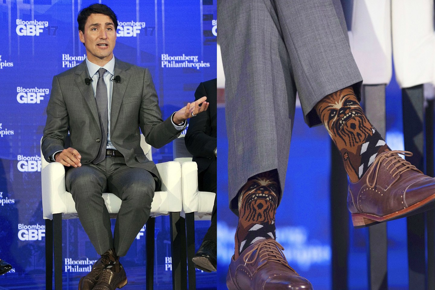 Chẳng phải trang phục, giờ đây những đôi tất của Thủ tướng Canada mới là thứ người ta muốn “bóc giá” 13
