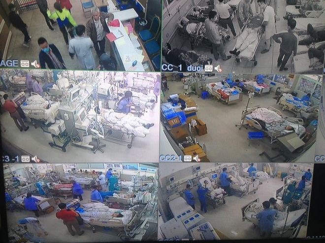 A9 Bạch Mai “vỡ trận” vì bệnh nhân nhập viện đông trong dịp Tết - Ảnh 1.