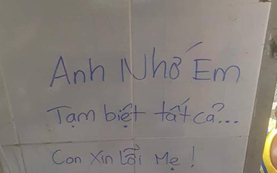 Viết anh nhớ em lên tường, thanh niên treo cổ tự tử - Ảnh 2.