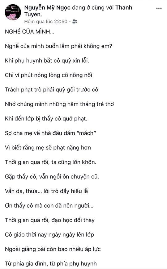Vụ cô giáo quỳ xin lỗi: 1 người Vụ cô giáo quỳ xin lỗi: 1 người