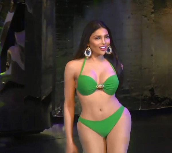 Đối thủ của Hương Giang tại vòng bikini: Thí sinh Colombia lộ vòng 3 dị dạng, người đẹp Nepal bụng to như mang bầu - Ảnh 4.