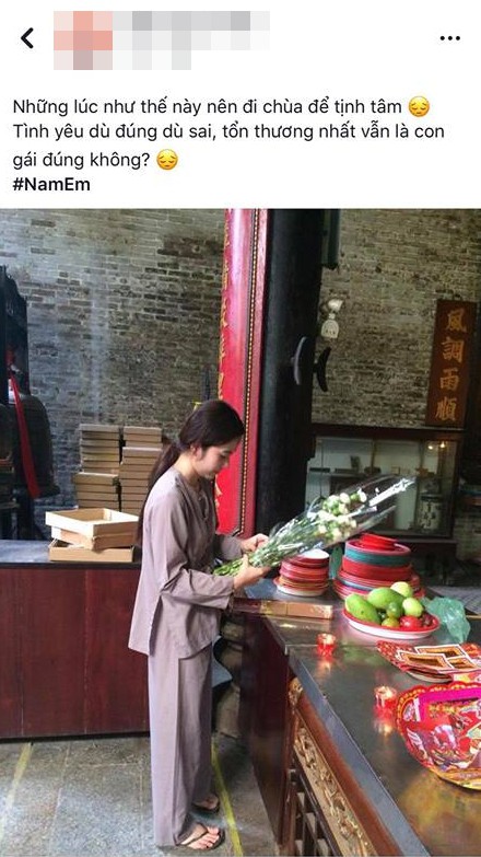 Nam Em lần đầu lộ diện tiều tuỵ giữa tâm bão chuyện tình yêu với Trường Giang? - Ảnh 1. Nam Em lần đầu lộ diện tiều tuỵ giữa tâm bão chuyện tình yêu với Trường Giang? 1