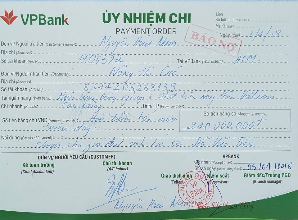 Một người giấu mặt gửi tiền vào tài khoản của doanh nhân Nguyễn Hoài Nam, muốn được chia sẻ niềm vui và trách nhiệm giúp đỡ tài xế Tiến - Ảnh 4.