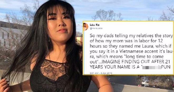 Cô gái gốc Việt hot nhất Twitter vì cái tên Laura, cư dân mạng cười muốn xỉu khi biết ý nghĩa thực sự của nó - Ảnh 1.