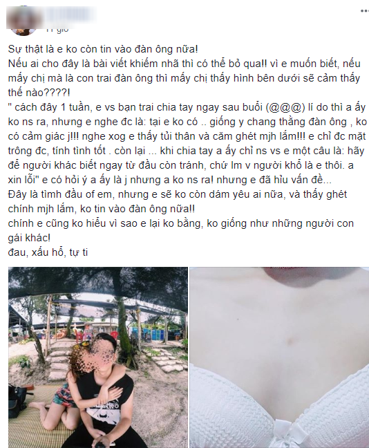 Yêu nhau bao lâu, đến khi tin tưởng trao thân, cô nàng bị chia tay ngay hôm sau vì ngực lép - Ảnh 1. Yêu nhau bao lâu, đến khi tin tưởng trao thân, cô nàng bị chia tay ngay hôm sau vì ngực lép 1