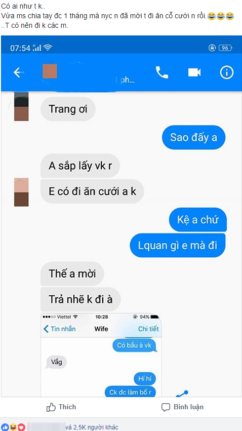 Chia tay 1 tháng người yêu cũ đã mời cưới chạy bầu, dân mạng xui cô gái đi dự, mang theo 1 đứa trẻ cho ngầu - Ảnh 2. Chia tay 1 tháng người yêu cũ đã mời cưới chạy bầu, dân mạng xui cô gái đi dự, mang theo 1 đứa trẻ cho ngầu 2
