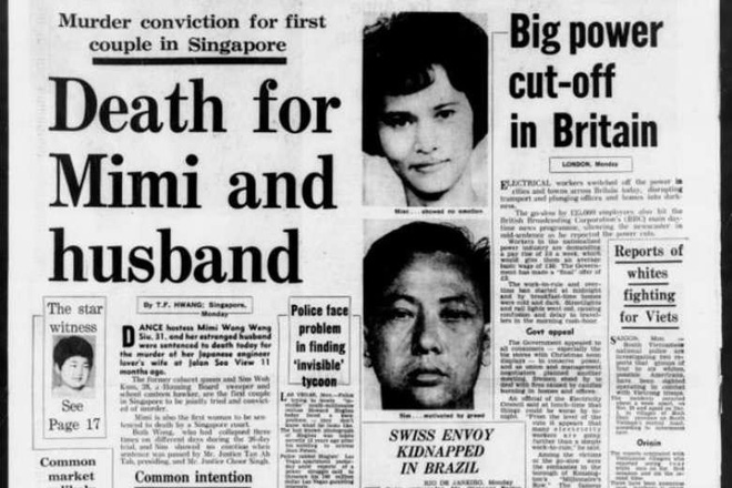 Vụ cuồng ghen chấn động Singapore: Không được làm vợ lẽ, vũ nữ mượn tay chồng cũ sát hại tình địch để rồi nhận bản án làm nên lịch sử 1