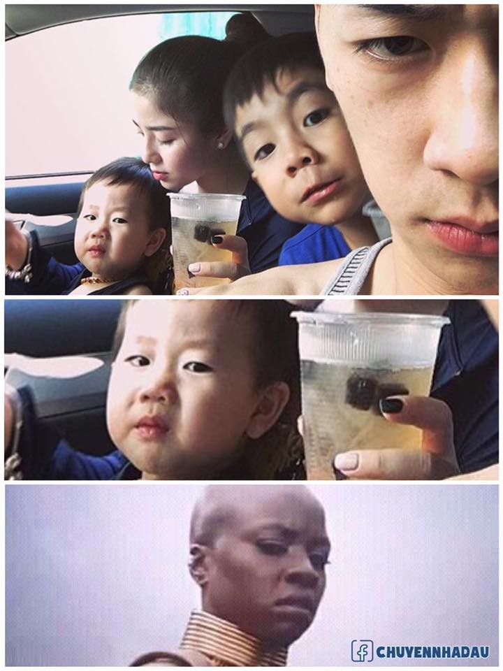 Loạt ảnh chế meme đưa Đậu nhà Thương - Ba Duy lên ngôi em bé có gương mặt giải trí nhất MXH - Ảnh 15.