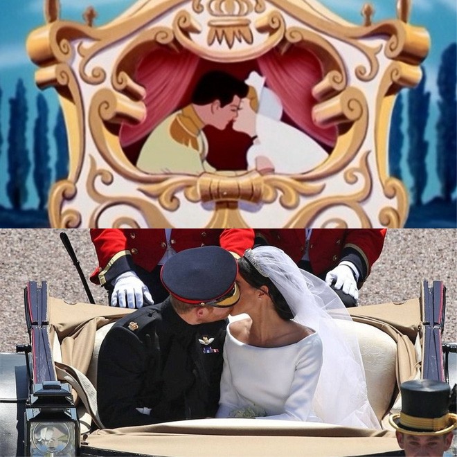 Cư dân mạng phát hiện ra một khoảnh khắc đám cưới hoàng gia Anh giống hệt trong phim Lọ Lem của Disney - Ảnh 5.