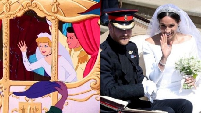 Cư dân mạng phát hiện ra một khoảnh khắc đám cưới hoàng gia Anh giống hệt trong phim Lọ Lem của Disney - Ảnh 7.