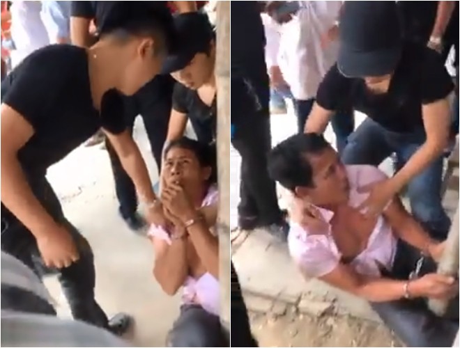 Xác minh clip người đàn ông gào khóc hoảng sợ khi bị nhóm thanh niên ở Hà Nội tự xưng công an lôi kéo bắt giữ - Ảnh 1.