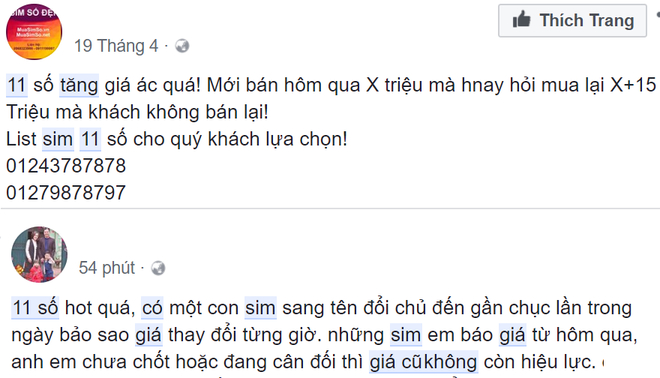 Thoát kiếp sim rác, sim 11 số về đầu 08X tăng giá gấp 2 lần - Ảnh 1.