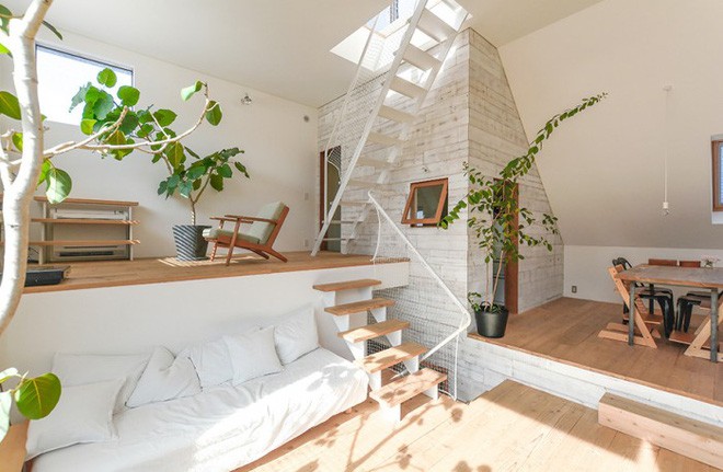 Ngôi nhà phố 43m² đẹp thanh bình với sân vườn xanh mát cây cỏ của gia đình trẻ ở ngay thủ đô Tokyo, Nhật Bản - ảnh 3 Ngôi nhà phố 43m² đẹp thanh bình với sân vườn xanh mát cây cỏ của gia đình trẻ ở ngay thủ đô Tokyo, Nhật Bản - Ảnh 3.