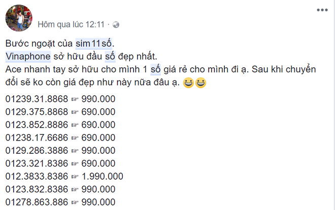 Thoát kiếp sim rác, sim 11 số về đầu 08X tăng giá gấp 2 lần - Ảnh 2.