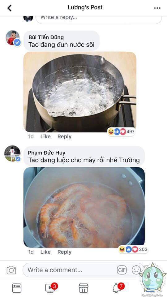 Lầy như fan U23: Tưởng tượng hẳn một kịch bản xoay quanh chuyện thèm ăn tôm để troll các cầu thủ nhà ta - Ảnh 3. Lầy như fan U23: Tưởng tượng hẳn một kịch bản xoay quanh chuyện 'thèm ăn tôm' để troll các cầu thủ nhà ta 3