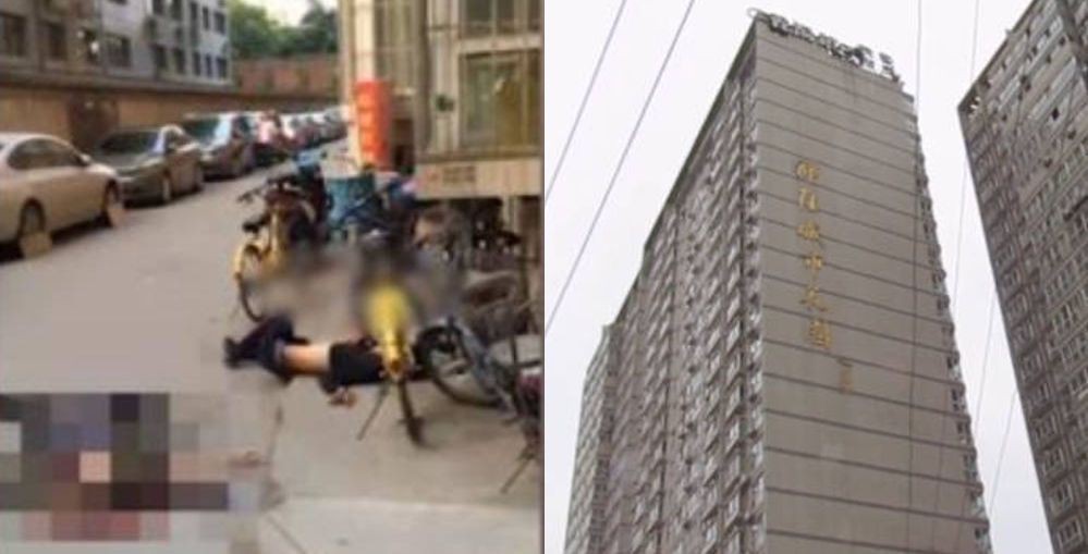Trung Quốc: 2 người qua đường chết tức tưởi khi bị người nhảy lầu tự tử rơi trúng đầu 1