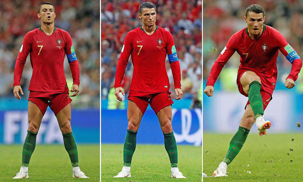 World Cup 2018: Giải mã cũ đá phạt thần sầu của Critiano Ronaldo - Ảnh 1. World Cup 2018: Giải mã cú đá phạt thần sầu khiến De Gea sững sờ của Ronaldo 1