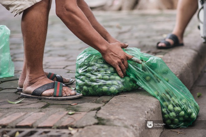 Mùa sấu về trên phố phường Hà Nội: Nhóm thợ đánh giày tranh thủ đổi nghề, kiếm tiền triệu mỗi ngày - Ảnh 4.
