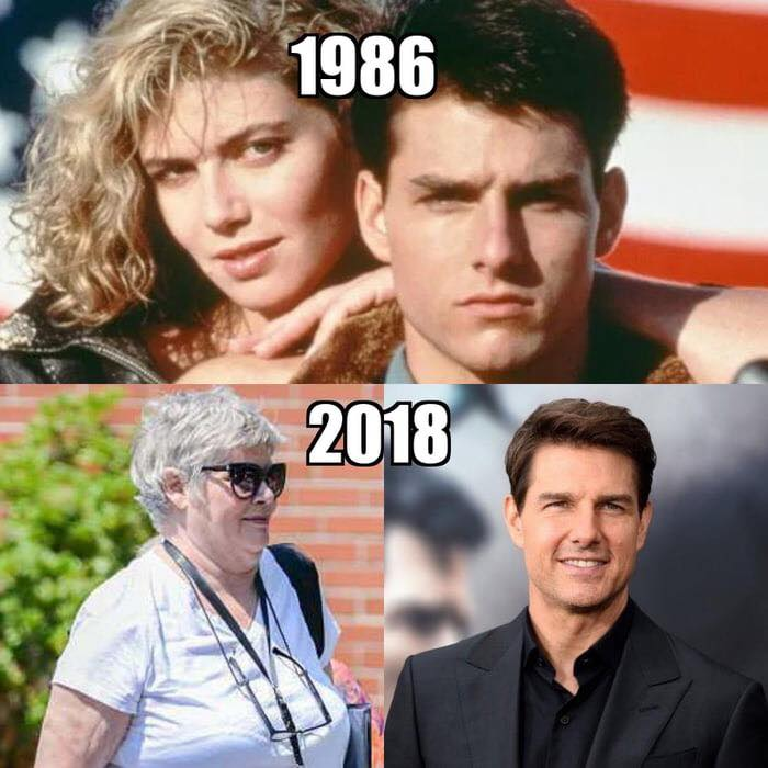Tấm ảnh gây bất ngờ MXH: Không ai tin đây là mĩ nhân 32 năm trước bên cạnh Tom Cruise - Ảnh 1.