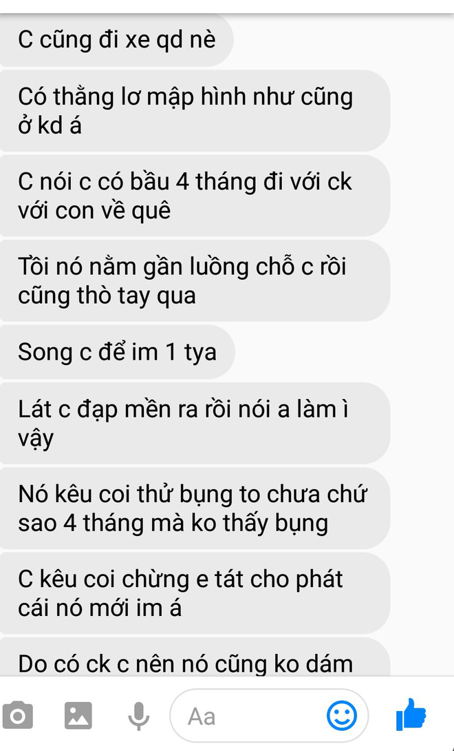 Thiếu nữ 9x tố bị lơ xe sàm sỡ trên xe khách giường nằm 3 Thiếu nữ 9x tố bị lơ xe sàm sỡ trên xe khách giường nằm 3