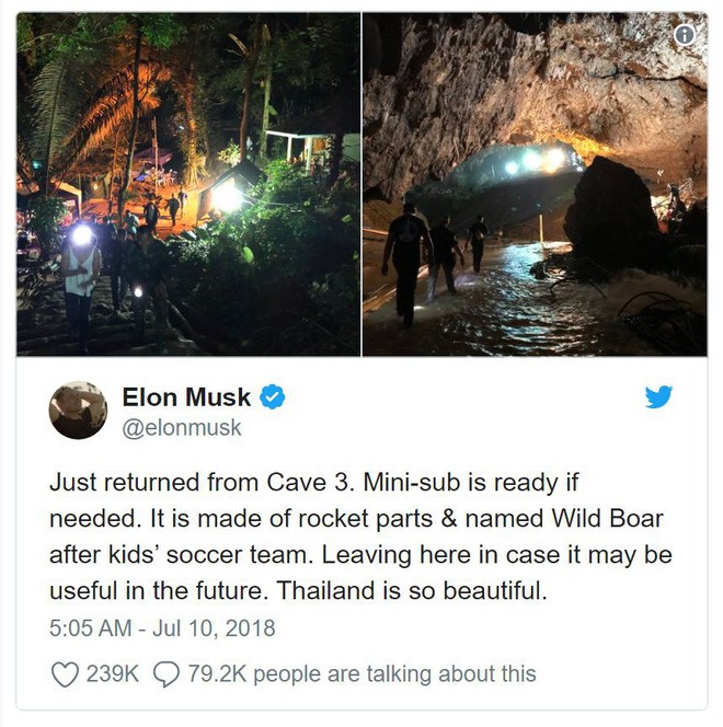 Chính quyền Thái Lan nói tàu ngầm mini của Elon Musk không thực tế đối với cuộc giải cứu - Ảnh 1.