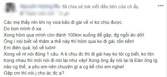 Cô nàng lặn lội 100km đến thăm người yêu, vừa gặp mặt bạn trai buột miệng nói một câu khiến cô sốc nặng bỏ về - ảnh 1 Cô nàng lặn lội 100km đến thăm người yêu, vừa gặp mặt bạn trai buột miệng nói một câu khiến cô sốc nặng bỏ về - Ảnh 1.
