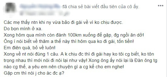 Cô nàng lặn lội 100km đến thăm người yêu, vừa gặp mặt bạn trai buột miệng nói một câu khiến cô sốc nặng bỏ về - Ảnh 1.