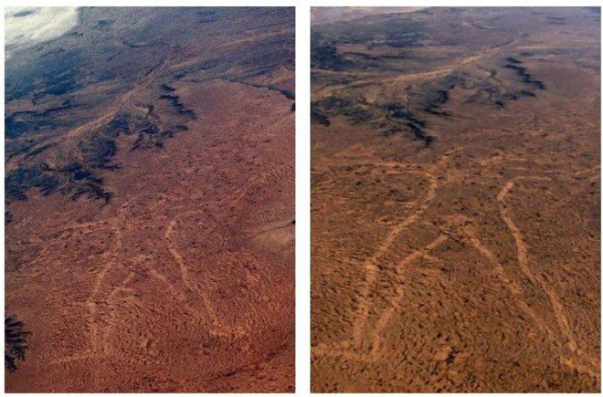 Marree Man - Hình vẽ thổ dân khổng lồ trên sa mạc Úc có thể nhìn thấy từ vũ trụ hơn 20 năm qua vẫn là một câu đố làm các nhà khoa học điên đầu - Ảnh 2.
