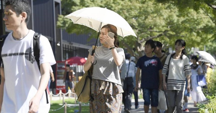 Hơn 2000 người bị sốc nhiệt ở Nhật Bản do nắng nóng 1