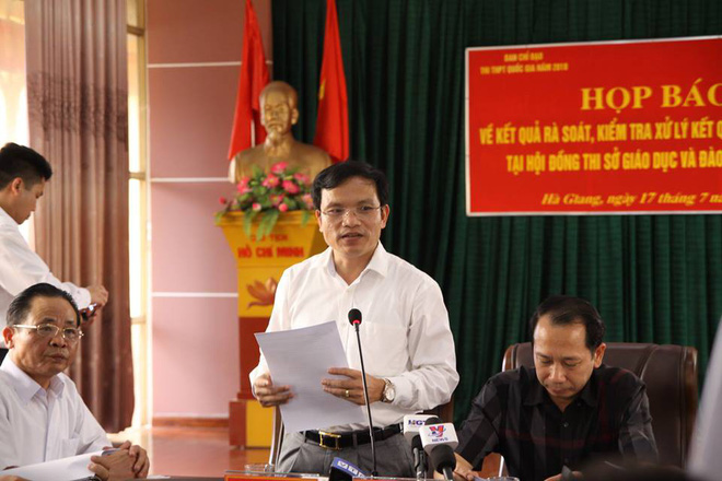 Sở Giáo dục tỉnh Hà Giang đề nghị khởi tố điều tra vụ 330 bài thi được nâng điểm - Ảnh 2.