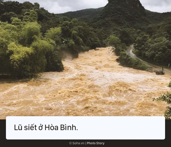 [Photo Story] Cảnh 'phố cũng như sông' ở nhiều tỉnh thành sau cơn bão số 3 4