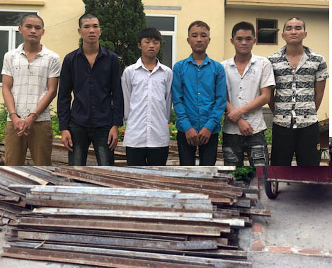 Nhóm 'đạo chích' rủ nhau trộm 4 tấn sắt dự án đường cao tốc Hạ Long - Vân Đồn 2