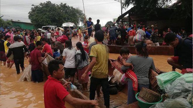 Những hình ảnh tang thương từ hiện trường vụ vỡ đập thủy điện ở Lào - Ảnh 9.