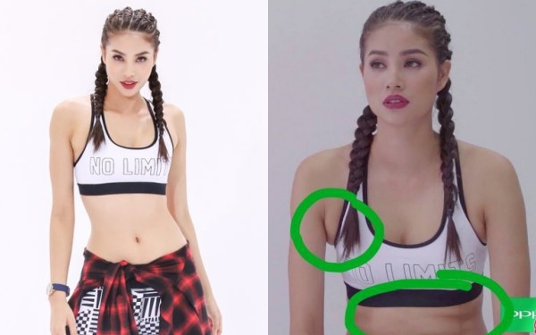 Mỹ nhân Vbiz và những lần bị bóc mẽ ảnh lung linh khác xa thực tế chưa photoshop - Ảnh 6. Mỹ nhân Vbiz và những lần bị 'bóc mẽ' ảnh lung linh khác xa thực tế chưa photoshop 6