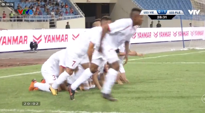 TRỰC TIẾP U23 Việt Nam 1-1 U23 Palestine: Công Phượng kiến tạo, Anh Đức ghi bàn - Ảnh 8.