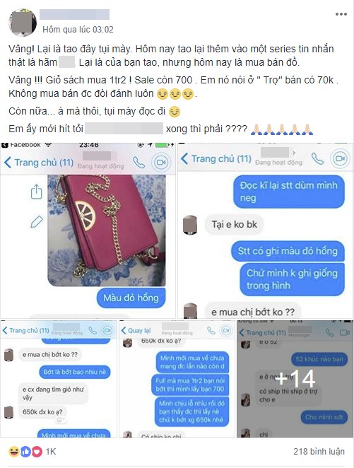 Thanh lý túi hàng hiệu, cô gái trẻ gặp ngay khách mua ngã cây, mặc cả 1,2 triệu xuống còn 70 nghìn - Ảnh 1. Thanh lý túi hàng hiệu, cô gái trẻ gặp ngay khách mua 'ngã cây', mặc cả 1,2 triệu xuống còn 70 nghìn 1