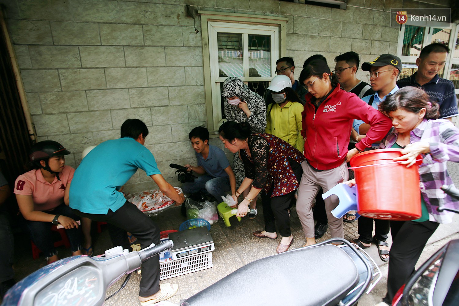 Cận cảnh người Sài Gòn chờ hàng giờ đồng hồ, tranh mua mâm cua dì Ba chỉ bán 10 phút là hết sạch - Ảnh 6. Cận cảnh người Sài Gòn chờ hàng giờ đồng hồ, tranh mua 'mâm cua dì Ba' chỉ bán 10 phút là hết sạch 7