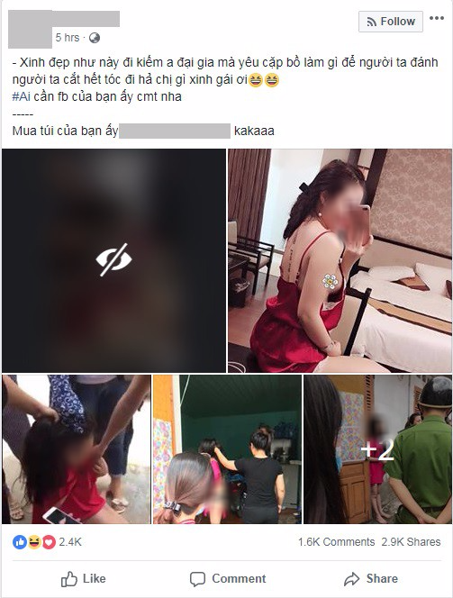 Vụ cô gái trẻ bị đánh ghen, cắt phăng từng chùm tóc ở Quảng Ninh: Nạn nhân không truy cứu, từ chối làm việc với công an - Ảnh 2.