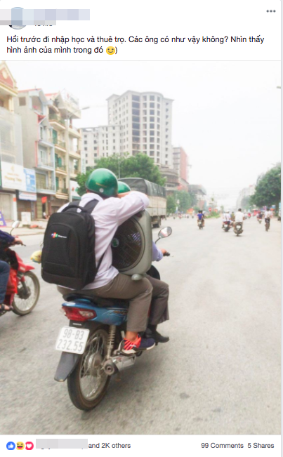 Hình ảnh cha chở con trai lễ mễ đồ đạc lên Hà Nội nhập học và thuê trọ khiến nhiều người cảm động và thấy mình trong đó - Ảnh 1. Hình ảnh cha chở con trai lễ mễ đồ đạc lên Hà Nội nhập học và thuê trọ khiến nhiều người cảm động và thấy mình trong đó 1