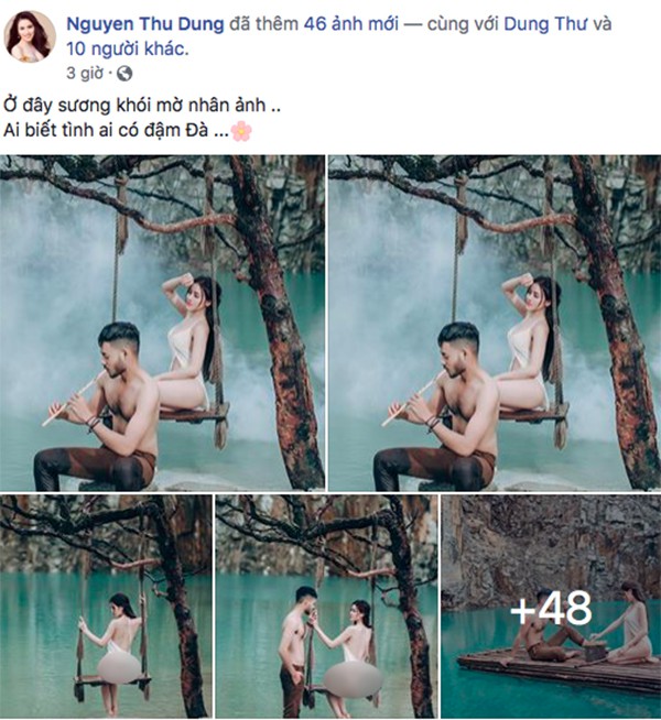 Á hậu Thư Dung: Chụp ảnh phản cảm ở Đà Lạt, dằn mặt người đẹp đăng quang Hoa hậu VN - Ảnh 4. Á hậu Thư Dung: Chụp ảnh phản cảm ở Đà Lạt, dằn mặt người đẹp đăng quang Hoa hậu VN 3