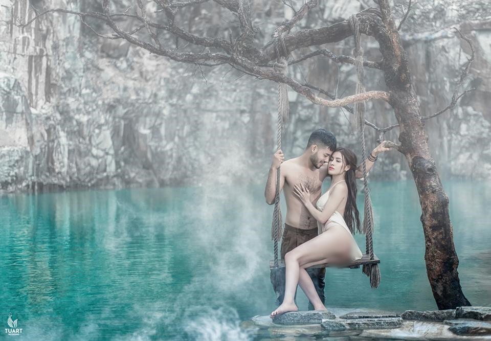 Nam người mẫu chụp cùng Á hậu Thư Dung trong bộ ảnh phản cảm tại Tuyệt Tình Cốc Đà Lạt: Tôi không lo lắng khi công an vào cuộc, vì đó là nghệ thuật - Ảnh 2.