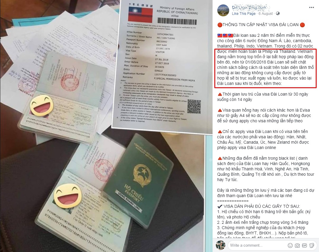 Đài Loan thắt chặt chính sách cấp visa đối với công dân Việt Nam: Dịch vụ làm visa thừa nhận khó khăn, nhiều người lo lắng - Ảnh 5.