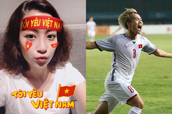 Hoa hậu Đỗ Mỹ Linh tiếp thêm lửa cho U23 Việt Nam 1