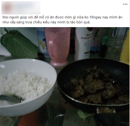 Gái đẻ mới 16 ngày đã hoang mang cầu cứu dân mạng vì cơm cữ, mẹ chồng nhất định không cho ăn rau - Ảnh 1. Gái đẻ mới 16 ngày đã hoang mang cầu cứu dân mạng vì cơm cữ, mẹ chồng nhất định không cho ăn rau 1