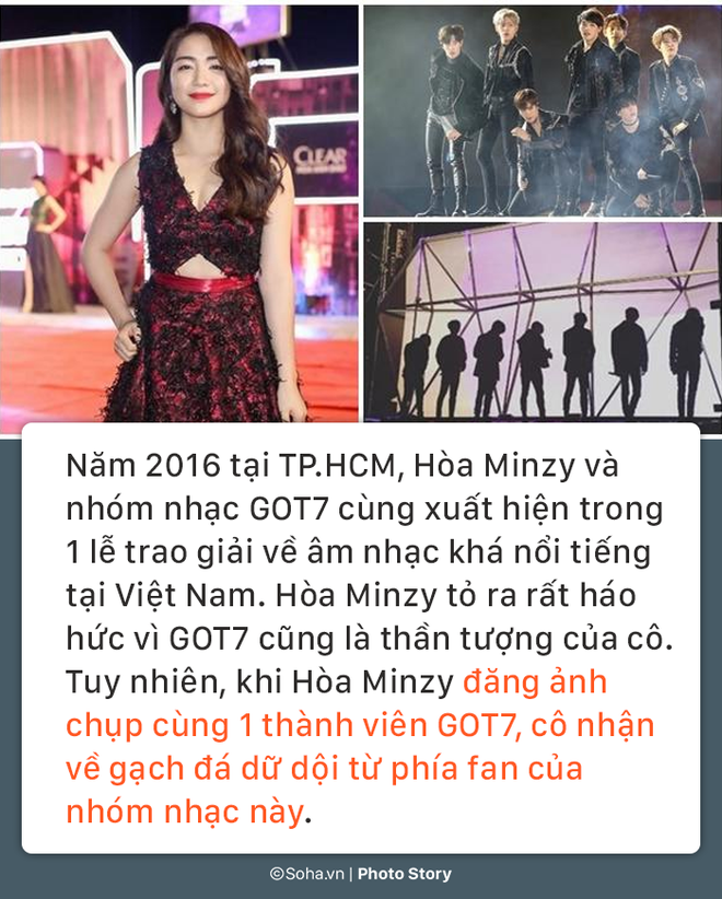 [Photo Story] Xui xẻo như Hòa Minzy: Cuồng sao Hàn cũng bị chửi bới, ghét bỏ - Ảnh 1.