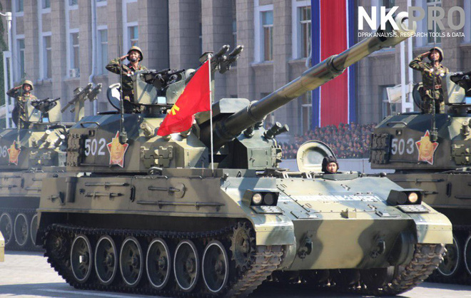 Những hình ảnh đầu tiên trong lễ duyệt binh quân sự hoành tráng của Triều Tiên - Ảnh 7. Hé lộ những hình ảnh đầu tiên trong lễ duyệt binh quân sự hoành tráng của Triều Tiên 7